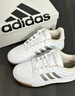 adidas ENTRAP美式校園風低幫運動板鞋少年感復古籃球鞋阿迪達斯 白/金色   38 曬單實拍圖