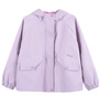 茵曼（INMAN）童裝女童抓絨風(fēng)衣外套蓋袋裝飾25冬季中大童寬松休閑保暖衣 淺紫色 160 曬單實(shí)拍圖