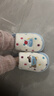 名創(chuàng  )優(yōu)品（MINISO）彩點(diǎn)小貓卡通趣味毛毛居家鞋女秋冬可愛(ài)棉拖鞋月子鞋白黃38-39 曬單實(shí)拍圖