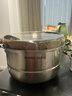 蘇泊爾（SUPOR）蒸鍋304不銹鋼雙層復底家用多用大容量蒸籠燃氣電磁爐通用SZ28C1 曬單實(shí)拍圖