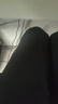 FitonTon褲子女高腰微喇褲顯瘦松緊腰馬蹄褲垂感顯瘦休閑褲黑色喇叭褲 曬單實拍圖