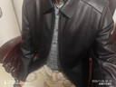 杉杉【頭層綿羊皮】皮衣男秋冬商務(wù)休閑通勤百搭真皮翻領(lǐng)合身挺括外套 曬單實(shí)拍圖