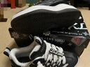 斯凱奇（Skechers）秋季女休閑運動(dòng)鞋厚底增高緩震皮質(zhì)撞色板鞋185320 黑色/白色/BKW 37.5 曬單實(shí)拍圖