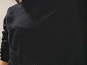 MUSLEY QUEEN真五折【第二件0元】25秋冬新款女百搭寬松無(wú)縫打底針織衫毛衣 半高領(lǐng)-黑色 L (165-170CM) (115-125斤） 曬單實(shí)拍圖