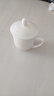 浩雅景德鎮瓷器杯帶蓋陶瓷茶杯商務(wù)會(huì )議杯辦公家用純白1號茶杯1只裝 曬單實(shí)拍圖