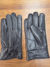 嘉夜真皮手套男士女士冬季加絨加厚保暖羊皮手套騎行開(kāi)車(chē)摩托車(chē)薄款 單扣男士 曬單實(shí)拍圖