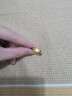 卡地金黃金戒指女 足金999米字戒指男女款5G光面素圈指環(huán)生日情人節(jié)禮物 5.39克（17號）寬約3.9mm 曬單實拍圖