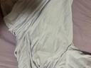 ubras全棉系列純色開(kāi)襟家居服睡衣女長(cháng)袖長(cháng)褲套裝情侶款軟棉棉 【長(cháng)袖長(cháng)褲】女款-龍晴紫色 M 曬單實(shí)拍圖