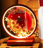 夢(mèng)多福結婚新婚禮物送新人臺燈長(cháng)明燈一對裝訂婚婚禮禮物送新娘閨蜜朋友 龍鳳呈祥【一對裝+精美禮盒】 快至當/次日達-陪嫁用品床頭燈 曬單實(shí)拍圖