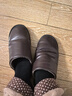 ZUYLFYP2024冬季皮質(zhì)棉拖鞋居家男女防滑保暖一家pu皮家用冬天棉拖鞋 棕色 28(40/41) 曬單實(shí)拍圖