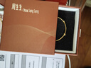 周生生實(shí)心黃金手鐲足金圓棍素圈活口金鐲子寶寶手飾87765K計價(jià) 7.62克(含工費320元) 曬單實(shí)拍圖