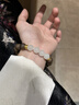 【念一】天然和田白玉沉香手串18K金男女款文玩手鏈羊脂白新中式 念一 16.5cm沉香白玉手串18K金（含鑒定證書(shū)） 曬單實(shí)拍圖