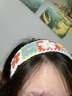 Royal sasa皇家莎莎刺繡發(fā)箍女顯臉小發(fā)卡高顱頂寬邊頭箍法式女毛線(xiàn)秋冬發(fā)飾 曬單實(shí)拍圖