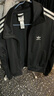 adidas經(jīng)典復(fù)古運動立領(lǐng)夾克外套女裝秋季阿迪達(dá)斯官方三葉草   淡藍(lán)色/黑色 (偏小，推薦買大1碼)   M 曬單實拍圖