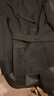 TIE FOR HER高圓圓款羊毛高級感修身氣質(zhì)職場(chǎng)通勤束腰女士西裝上衣 石墨黑137B XS 曬單實(shí)拍圖