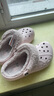 CROCS卡駱馳貝雅暖絨洞洞鞋女暖棉男棉鞋外穿拖鞋|206633 裸粉-6PI(建議買(mǎi)大一碼) 39 (240mm) 曬單實(shí)拍圖