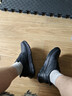 斯凱奇（Skechers）閃穿鞋男士商務(wù)鞋秋季薄款一腳蹬德比鞋軟底上班通勤休閑鞋205353 曬單實(shí)拍圖