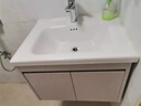 棠溪塘奶油風(fēng)洗手盆浴室柜組合一體陶瓷盆小戶(hù)型衛生間陽(yáng)臺洗漱臺池 60CM陶瓷盆柜+鏡柜 曬單實(shí)拍圖