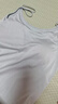 內茵（NEIYIN）吊帶背心女夏季新款內搭帶胸墊一體式抹胸美背舒適打底外穿家居服 清水藍（上衣） 【帶胸墊】 XL （推薦體重125-140斤） 曬單實(shí)拍圖