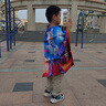 奧特曼披風(fēng)兒童衣服奧特曼面具蜘蛛俠服裝裝扮衣服表演 賽羅披風(fēng)+面具【長約70cm】 曬單實拍圖