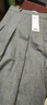 森馬（Semir）森馬半身裙女仿毛呢裙子24冬新款A字百褶裙遮胯顯瘦109724120001 曬單實(shí)拍圖