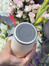 eno2025新款保溫杯女生高顏值ins風咖啡杯外出便攜禮物定制吸管水杯 紫藤花500ML【陶瓷內(nèi)膽】禮盒包裝 曬單實拍圖