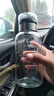 【送杯套】大容量加厚玻璃杯子便攜噸噸杯茶水分離帶杯套泡茶水杯 透明 1000ml噸噸桶 1只裝 曬單實(shí)拍圖