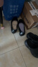奧康工作鞋女黑色夏季職業(yè)上班女鞋尖頭軟底單鞋LH 黑色偏大一碼 39 曬單實(shí)拍圖