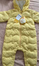 戴維貝拉（DAVE＆BELLA）新生兒羽絨連體衣保暖嬰兒衣服冬季幼兒服裝女寶外出服初生兒爬服 淺粉色-N 80cm （建議身高73-80cm） 曬單實拍圖