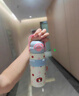 艮泊兒童保溫杯女生高顏值水杯大容量小學(xué)生上學(xué)專(zhuān)用316不銹鋼杯子 粉蘋(píng)果600ML+皮套+掛件 曬單實(shí)拍圖