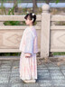 安妮優(yōu)兒（Anneyol）漢服女童秋冬季2025新款兒童中國風(fēng)唐裝古風(fēng)女孩冬裝加厚套裝裙子 粉色套裝【上衣+裙子】 150 曬單實(shí)拍圖