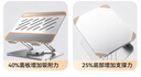 綠巨能（llano）筆記本支架電腦支架360°旋轉(zhuǎn)平板支架立式無極升降便攜可折疊散熱器適用Apple聯(lián)想拯救者桌面增高 曬單實拍圖