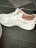 斯凱奇（Skechers）女鞋秋季增高休閑鞋緩震軟底運(yùn)動(dòng)鞋時(shí)尚板鞋跑步鞋117224 白色/淺粉紅色/WLPK 37 曬單實(shí)拍圖