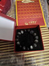 中國黃金（CHINA GOLD）銀耀石手鏈醒獅佛珠黑曜石情侶手串小眾高級感首飾結婚送女友禮物 今/次日達*12mm醒獅手串-男款【品牌禮盒】 曬單實(shí)拍圖