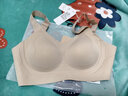 都市麗人軟支撐內衣女文胸無(wú)痕上托大胸顯小無(wú)鋼圈薄款隱形粉底液防下垂 曬單實(shí)拍圖