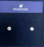 施華洛世奇（SWAROVSKI）耳釘耳環(huán)耳飾女度假風(fēng)輕奢小眾送女友女 Constella鍍白金1800046 曬單實(shí)拍圖