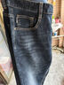 HLA海瀾之家牛仔褲男亦心即為五袋直筒彈力褲子男春 藍灰牛過(guò)渡色（淺）2B 31 170/78A 推薦119~126斤 曬單實(shí)拍圖