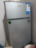 奧克斯小冰箱家用小型迷你冷藏冷凍兩用出租房宿舍用節能省電寢室辦公室電冰箱 【熱賣(mài)款 升級凈化去味】22A126DW銀 曬單實(shí)拍圖