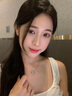 央創(chuàng  )時(shí)尚【中國黃金授權】銀項鏈女生教師節生日禮物2025新款女朋友S925 曬單實(shí)拍圖