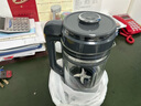 摩飛電器（Morphyrichards）低音破壁機 家用加熱豆漿機 多功能預約定時(shí)榨汁攪拌機果汁機 雙層隔音嬰兒輔食機MR8202PLUS版灰 曬單實(shí)拍圖