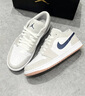 耐克喬丹女子AJ1板鞋秋季新款經(jīng)典皮面低幫運動(dòng)鞋JORDAN IH7323 100帆白/珍珠灰/灰黑/淺煙灰 42 曬單實(shí)拍圖