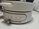 美的（Midea）烤肉鍋電烤盤(pán)多功能電火鍋一鍋多用電煮鍋分體式燉蒸煮一體電熱鍋火鍋專(zhuān)用鍋烤涮一體多功能料理鍋 9.5L 【配煎烤盤(pán)和蒸籠】HGE2803 曬單實(shí)拍圖
