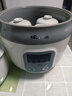 小熊（Bear）電燉鍋 電燉盅 隔水燉鍋3-4人用 煲湯鍋 燕窩燉盅 燉湯鍋 燉湯盅 寶寶輔食鍋 DDZ-C25X6 4L配蒸籠 曬單實(shí)拍圖