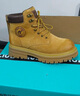 駱駝（CAMEL）王俊凱同款秋冬馬丁靴戶(hù)外工裝大黃靴男 G122W7757TR 金黃 41 曬單實(shí)拍圖