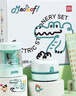 得力（deli）鱷魚(yú)學(xué)生電動(dòng)文具套裝禮盒  電動(dòng)卷筆刀+洞洞鉛筆+桌面吸塵器+電動(dòng)橡皮擦文具生日禮物綠10件套 曬單實(shí)拍圖