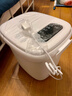 美的（Midea）泡腳桶殺菌足浴盆加熱暖腳自動(dòng)按摩保暖洗腳盆熏蒸暖泡噴淋生日禮物送男女友長(cháng)輩 ZL310溫泉桶 曬單實(shí)拍圖