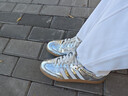 阿迪達斯（adidas）三葉草 女子 SAMBA OG W 休閑鞋 JR0035 金屬銀 40 曬單實(shí)拍圖