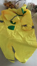 牧萌兒童雨衣男童連體套裝防水全身幼兒園女孩小童 活力黃恐龍 L 曬單實(shí)拍圖