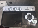 小鴨牌家用洗衣機(jī)雙缸半自動(dòng)大容量 8.5公斤雙桶小型嬰兒童波輪洗脫兩用仿手搓洗省電易操作 以舊換新 8.5公斤【強(qiáng)力去污｜洗脫分離｜新升級(jí)款】 曬單實(shí)拍圖