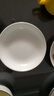 斯凱綈（Sky Top）骨碟陶瓷深盤(pán)子醬菜碟純白家用骨瓷餐具套裝6英寸飯盤(pán)4件 曬單實(shí)拍圖
